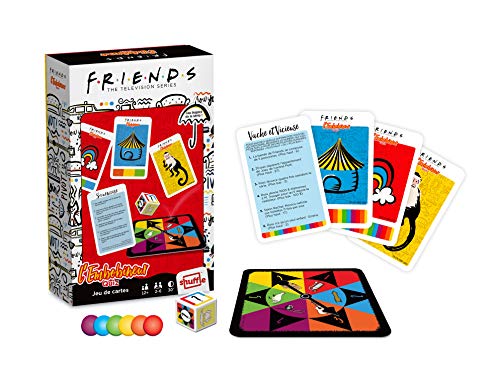 Friends, Warner Bros – La Rueda del embobinador Quiz – Juego de Cartas para Adulto – Serie TV