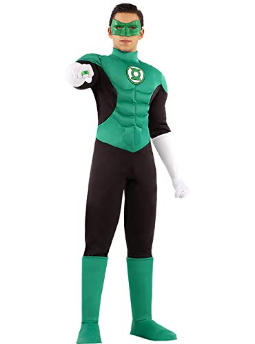 Funidelia | Disfraz de Linterna Verde Oficial para Hombre Talla L ▶ Superhéroes, DC Comics, Justice League, Green Lantern