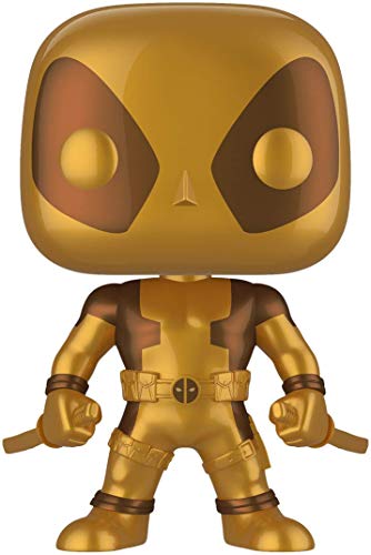 Funko Deadpool Super Sized Pop! Vinyl Figure Thumbs Up Gold Deadpool 25 cm Mini