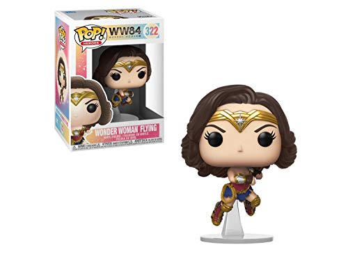 Funko- Pop 1984-Wonder 1984 Wonder Woman (Flying) Figura Coleccionable, Multicolor (47373)