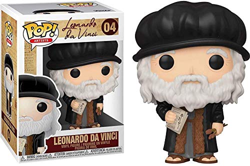 Funko- Pop Artists: Leonardo Davinci Collectible Toy, Multicolor (45251)