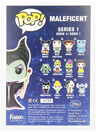 Funko Pop Disney - Maléfica 2350, figura con cabeza móvil Disney