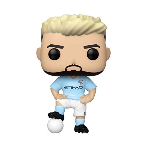 Funko - Pop! Football: Manchester City - Sergio Agüero Figura De Vinil, Multicolor (42789)