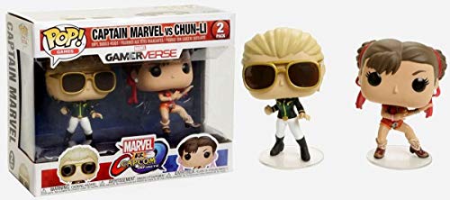 Funko Pop! Games Marvel vs Capcom - Capitana Marvel Vs Chun-Li Exclusive