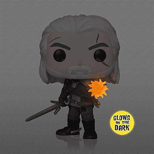 Funko Pop! Games: The Witcher 3: Wild Hunt - Geralt Glow in The Dark GameStop Exclusive Vinyl Figurine