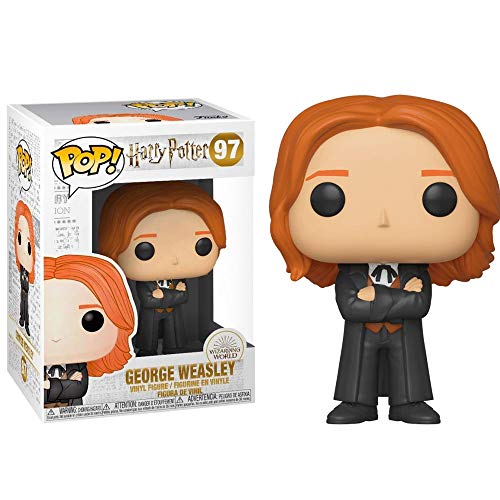 Funko - Pop! Harry Potter: George Weasley (Yule) Figura De Vinil , Multicolor (42843)