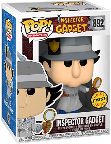 Funko Pop! Inspector Gadget Chase Figura - Inspector Gadget Mostrando su insignia