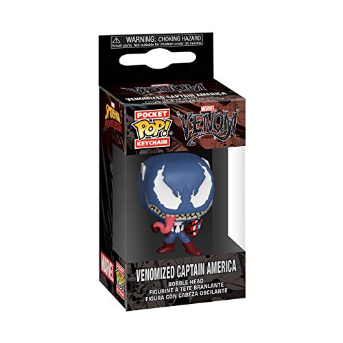 Funko Pop Keychain Marvel Venom: Captain America capitán, Multicolor (46462)