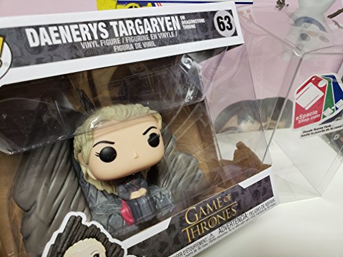 Funko- Pop Rides: Game of Daenerys On Dragonstone Throne Juego De Tronos Targaryen Figura Coleccionable de Vinilo, Multicolor, Standard (29165)