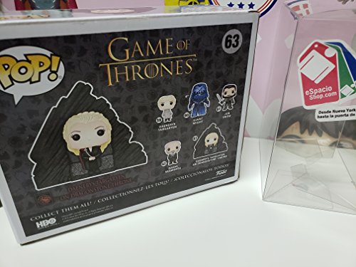 Funko- Pop Rides: Game of Daenerys On Dragonstone Throne Juego De Tronos Targaryen Figura Coleccionable de Vinilo, Multicolor, Standard (29165)