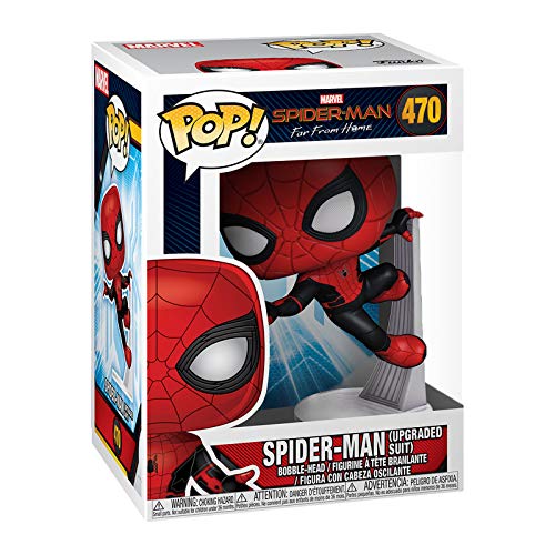 Funko - Pop! Spider Man Far From Home: Spider-Man (Upgraded Suit) Figura De Vinil , Multicolor (39898)