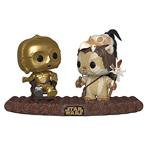 Funko - Pop! Star Wars: C-3PO on Throne Figura De Vinil, Multicolor (37593)