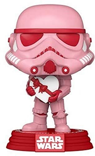 Funko- Pop Star Wars Valentines Stormtrooper con Heart Juguete Coleccionable, Multicolor (52873)