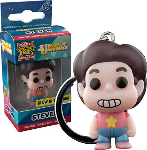 Funko - Porte Clé Steven Universe - Steven Glow In The Dark Exclu Pocket Pop 4cm - 0849803094324