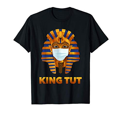 Funny Sarcasm Egyptian Pharaoh King Tut Wearing A Mask Camiseta