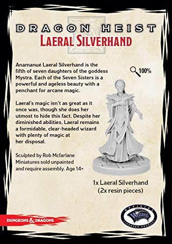 Gale Force Nine 71066 D&D: Waterdeep Dragon Heist - Figura de Lariel Silverhand