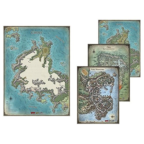 Gale Force Nine gf972783 – D & D Tomb of Annihilation Map Set