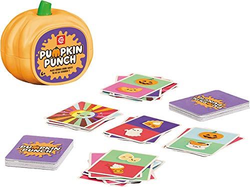 Game Factory- Pumpkin Punch, reacción ultrarrápido para Amigos y Familia, Juego de Cartas para niños a Partir de 6 años. (646253)