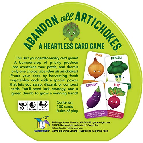 Gamewright Juego de Cartas Abandon All Alcachofas