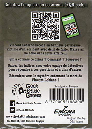 Geek Attitude Games Q System - 09 - Sherlock : Qui EST Vincent Leblanc ? Version FR