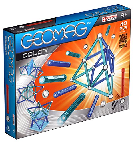 Geomag Color Juego de construcción, 40 piezas (252), Multicolor