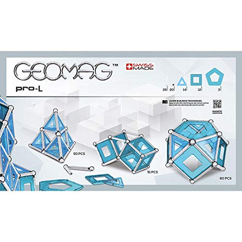 Geomag- Pro-L Construcciones magnéticas y Juegos educativos, Multicolor, 75 Piezas (23)