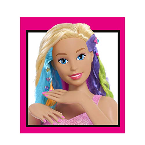 Giochi Preziosi Barbie-Rainbow Busto Deluxe, Multicolor (4)