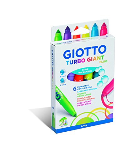 GIOTTO 433000 GIANT FLUO CONICAL TIP 6 BOX