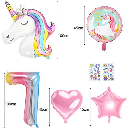 Globos Numeros Gigantes Unicornio,Cumpleaños Niñas Unicornio,Globo Numero Unicornio,Globo de Cumpleaños Número Unicornio,Globos de Cumpleãnos Unicornio,Globos Numeros Gigantes para Fiestas (6)