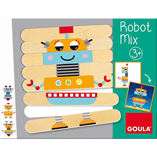 Goula- Robot Mix Juego Educativo para Niños, Multicolor (50212)