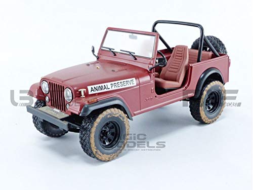 GreenLight Colección Artisan 1:18 - The A-Team (Serie de TV 1983-87) - Je&ep CJ-7 - Animal Preserve 19091