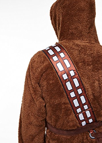 Groovy- Chewbacca-Bathrobe Albornoz, Color marrón/Beige, Talla única (E1024201)