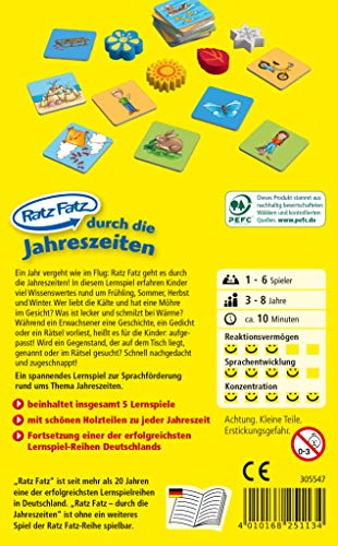 HABA 305547-Juego de Mesa con 5 educativos para niños a Partir de 3, Juego de reacción para 1-6 Jugadores de 3-8 años, duración de 10 Minutos (305547)