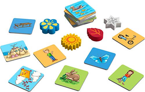 HABA 305547-Juego de Mesa con 5 educativos para niños a Partir de 3, Juego de reacción para 1-6 Jugadores de 3-8 años, duración de 10 Minutos (305547)