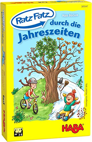 HABA 305547-Juego de Mesa con 5 educativos para niños a Partir de 3, Juego de reacción para 1-6 Jugadores de 3-8 años, duración de 10 Minutos (305547)