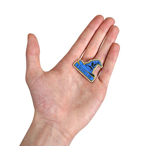 Harry Potter Badge Ravenclaw Sorting Hat Case (12) Half Moon Chiodini Spille