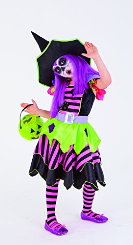 Haunted House - Disfraz infantil de brujita del bosque, talla S (Rubie's Spain S8297-S)