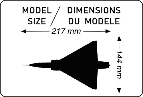 Heller 80323 - Dassault Mirage III E [importado de Alemania]