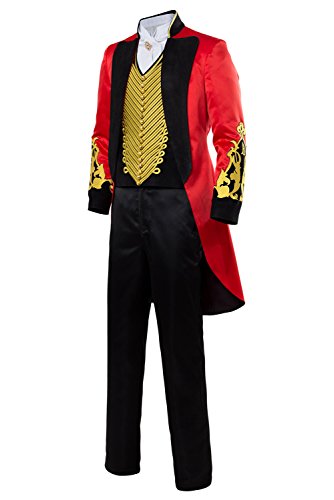 helymore Circo Disfraz Director de pista para Unisex-adulto Gold Male XL