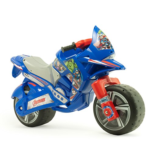 INJUSA – Moto Correpasillos Hawk XL de Avengers con Licencia Oficial Marvel y Ruedas Anchas Recomendado a Niños +3 Años