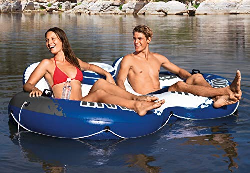 Intex 58837EU - Rueda doble hinchable River Run 2 & nevera 243 x 157 cm