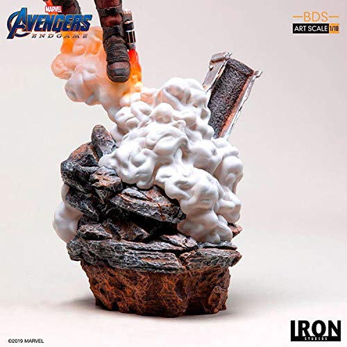 Iron Studios 19319-10 Estatua Star Lord 31 cm. Vengadores: Endgame. BDS Art Scale. Escala 1:10, Multicolor