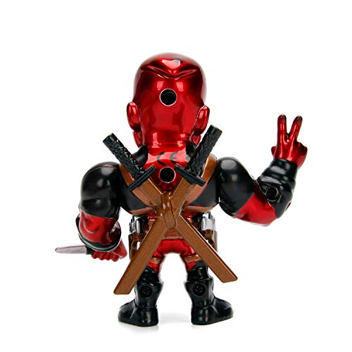 Jada - Deadpool Figura 10 cm en metal alta calidad, 100% licencia auténtica Marvel, altamente coleccionable (253221006)