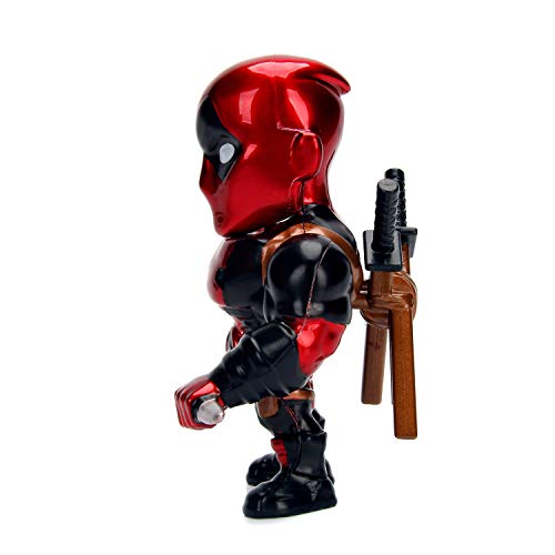 Jada - Deadpool Figura 10 cm en metal alta calidad, 100% licencia auténtica Marvel, altamente coleccionable (253221006)