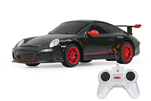 Jamara 404095 Porsche GT3 RS - Coche radio control (escala 1:24, 40 MHz), color negro [importado de Alemania] , color/modelo surtido