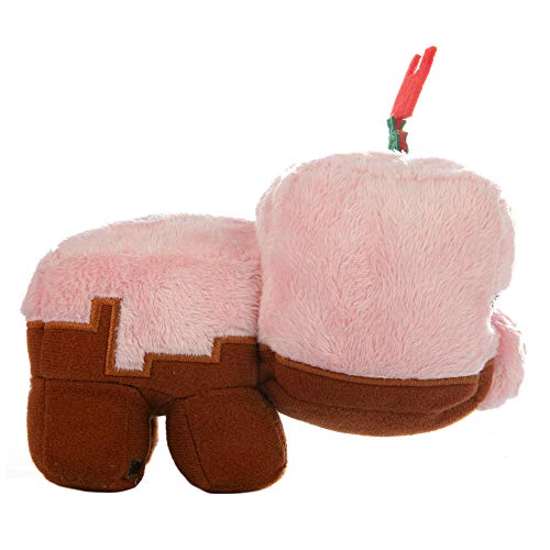 JINX Minecraft Earth Happy Explorer Muddy Pig Peluche de Peluche, Rosa, 4.5 Pulgadas de Alto, 12906