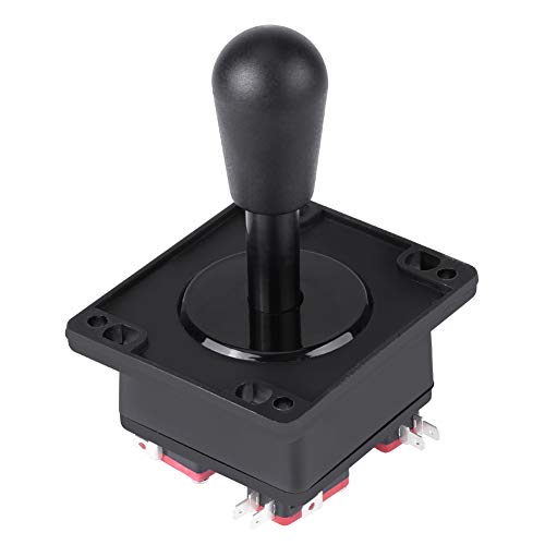 Joystick Zerone Arcade, Joystick duradero de estilo americano con piezas de repuesto de microinterruptor para máquinas de juegos Arcade