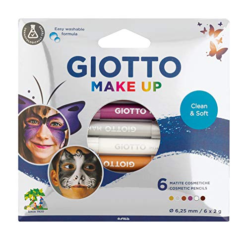 JUEGO 6 Lápices GIOTTO MAKEUP METAL