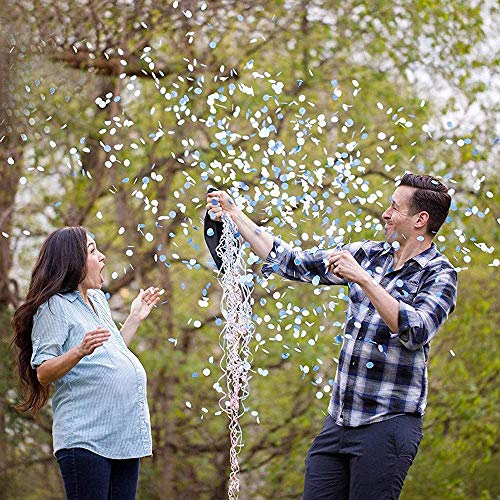 Juego de decoración fiesta revelación género bebé, globo de revelación de género de niña o niño con confeti, globo de lámina de bebé, pancarta de niño o niña, decoración para baby shower