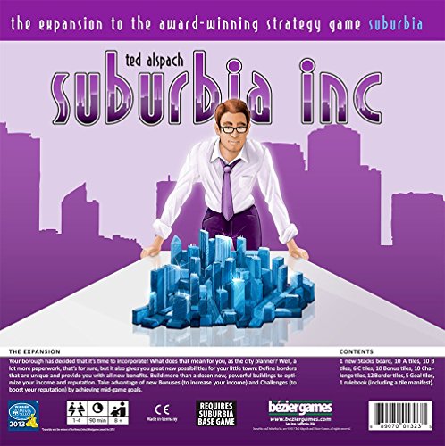 Juego de Mesa de expansión Bezier Games Suburbia Inc